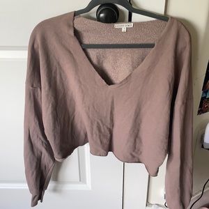 Cropped sweater